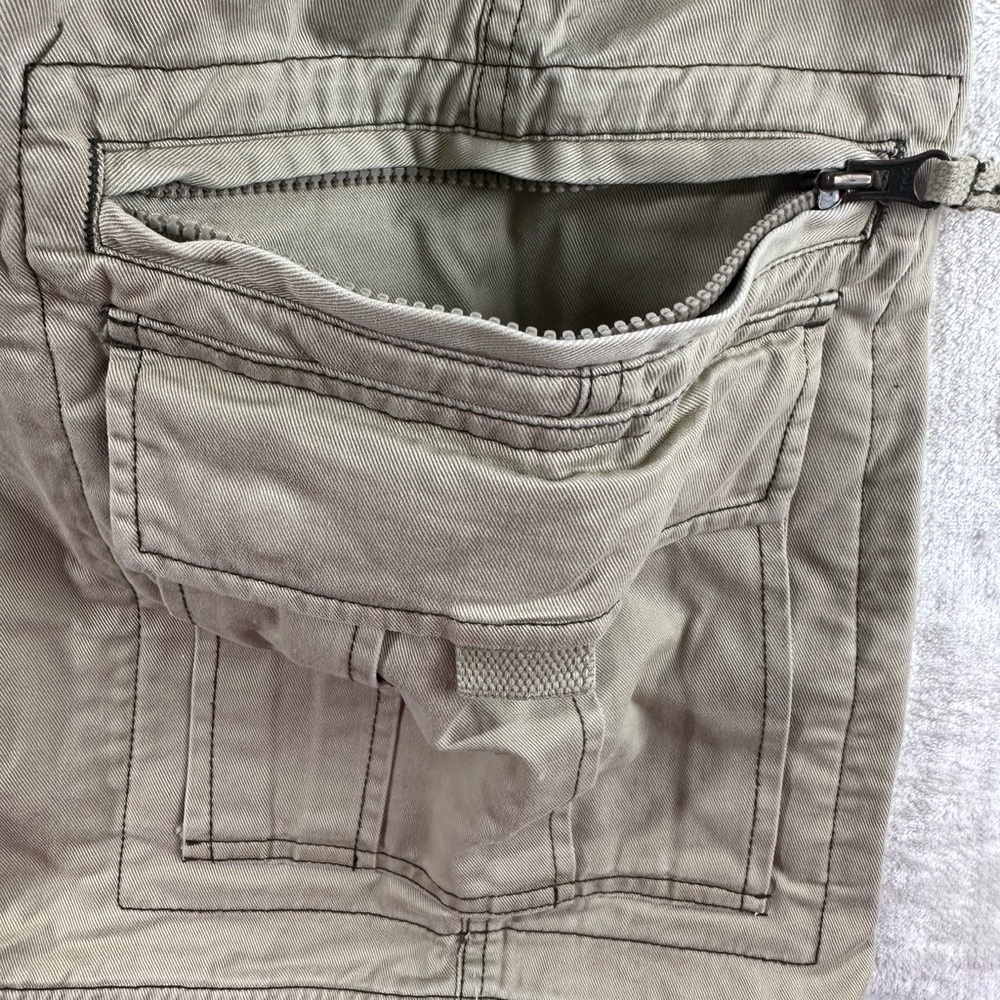 Oldβ Navy Menβs Cargo Convertible Pants Khaki Beige 36x30 Zip-Off Hiking Outdoor - Picture 7 of 14